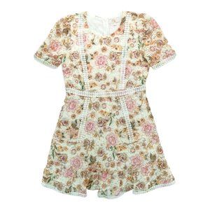 GB Gianni Bini Girls Floral Dress Size‎ 16 Short Sleeves